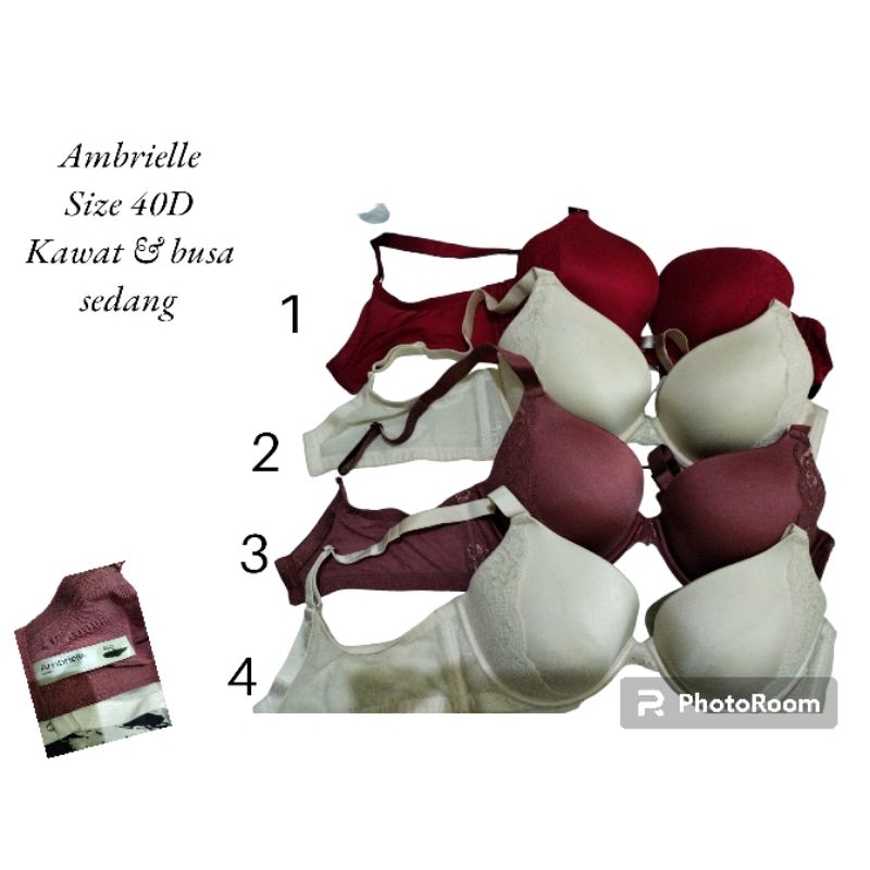 

Ambrielle bra 40D