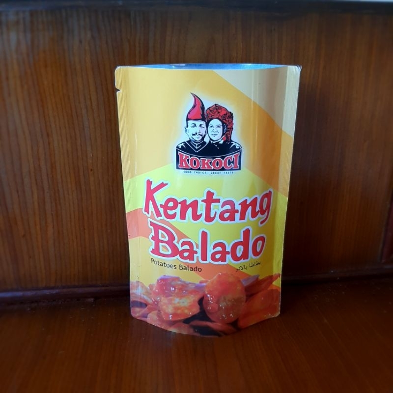 

Kentang Balado Kokoci Kemasan full colour 150 g