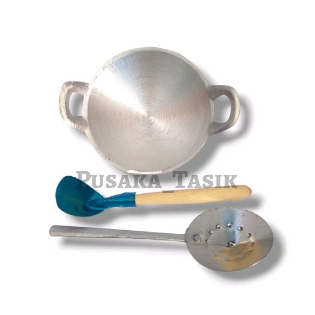 Mainan Anak Alat Masak Anak Bisa Nyala Set Wajan Sodet Kayu