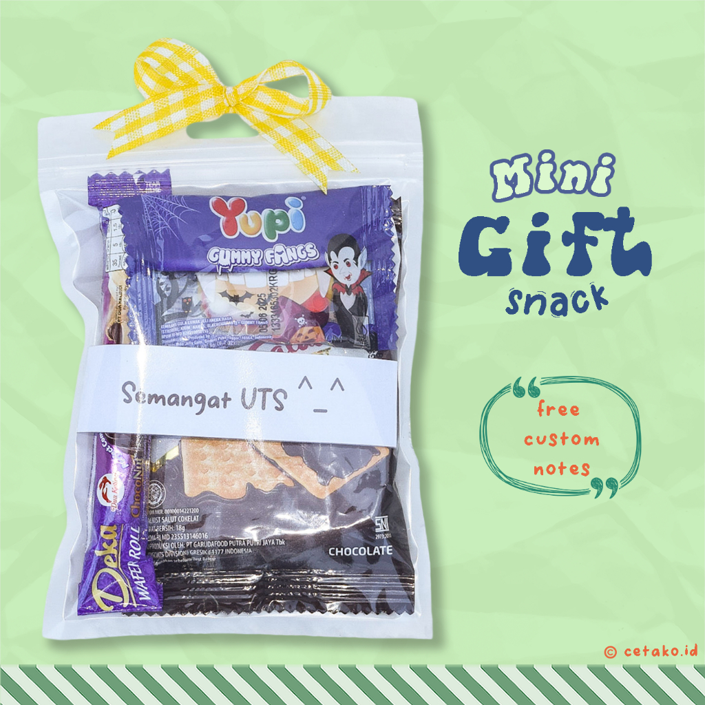 

Freebies Mini Gift Snack Bisa Custom Notes MG-002