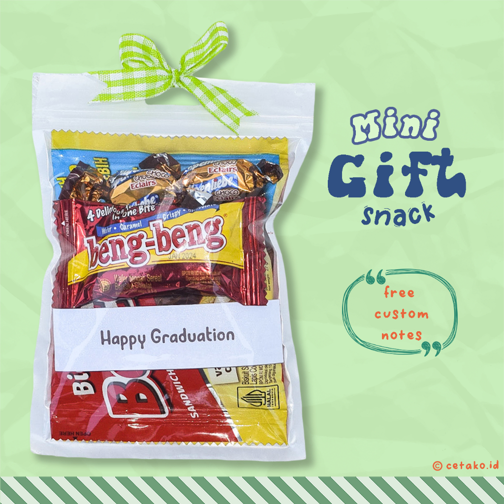 

Freebies Mini Gift Snack Bisa Custom Notes MG-004