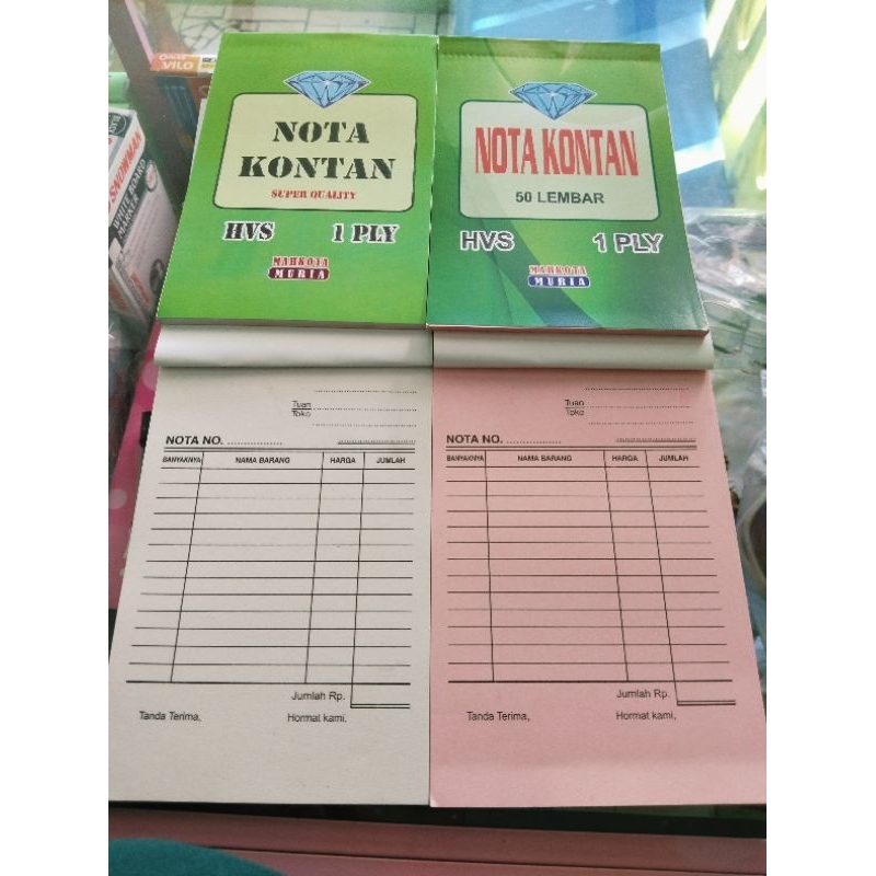 

NOTA KONTAN 1PLY 50LEMBAR