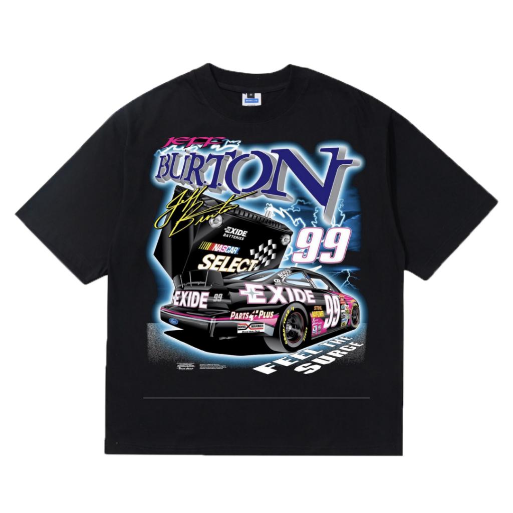 Kaos Nascar Jeff Burton | Kaos Nascar Vintage | Kaos Aesthethic Pria | Kaos Pria Distro | Kaos Pria 