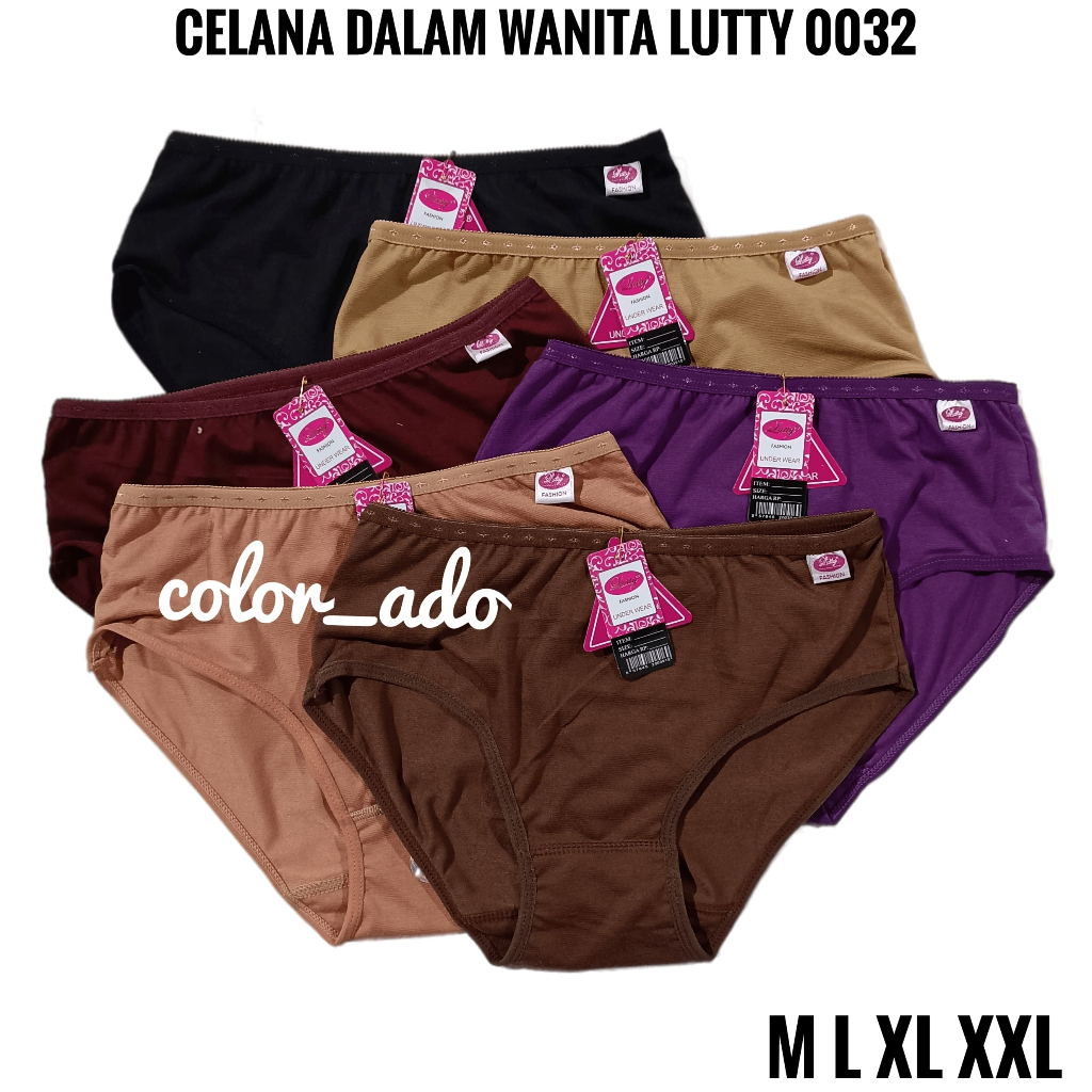 Isi 6 Celana Dalam Murah Wanita LUTTY 0032 Celana Dalam Berkualitas