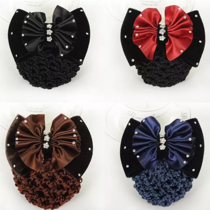 jepit harnet harnet rambut pita jaring rambut cepol