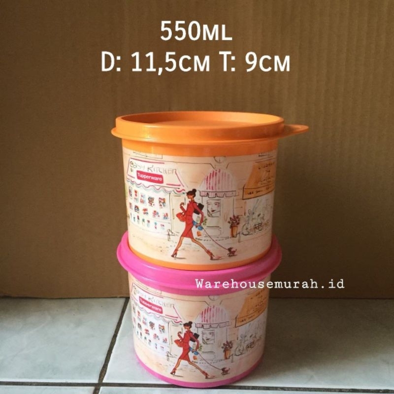 Miss belle Compact Canister satuan • toples tupperware