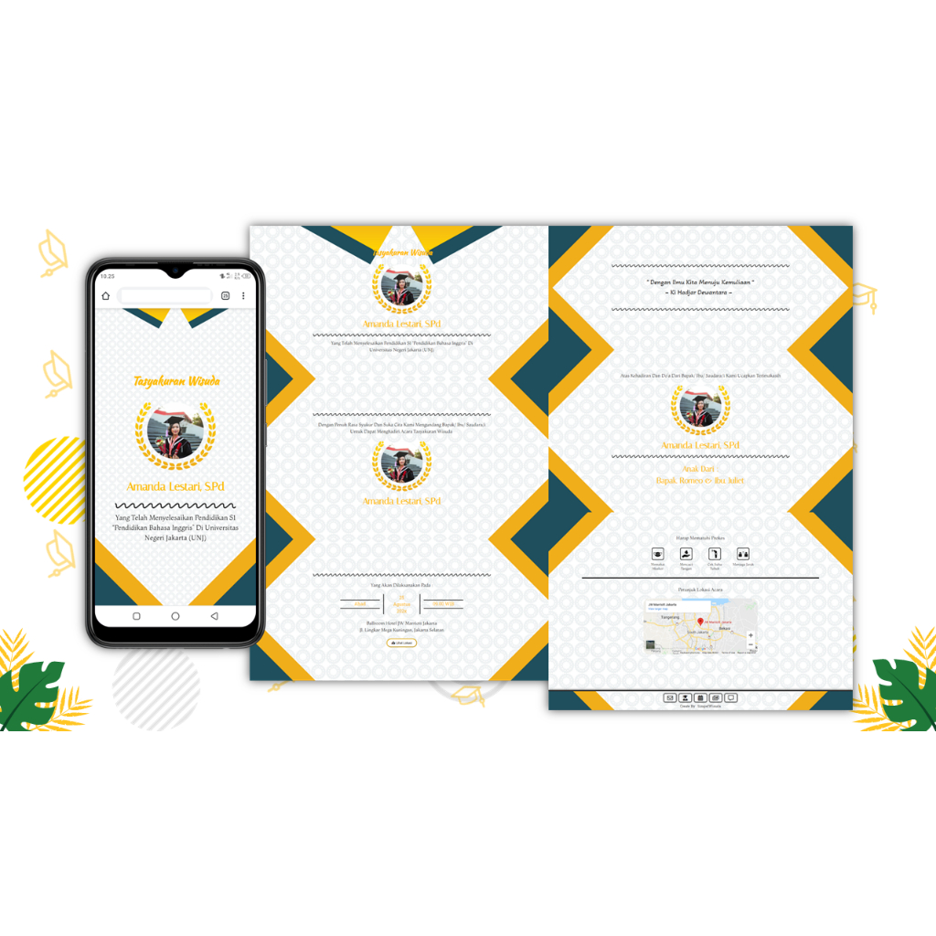 UNDANGAN DIGITAL WISUDA