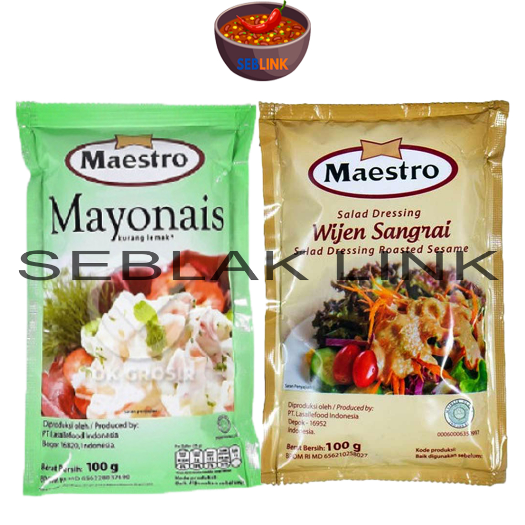 

Maestro Mayonaise/Wijen Sangrai 100Gram