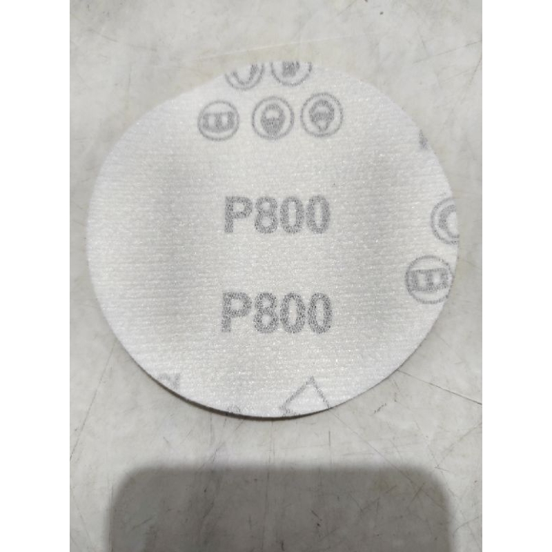 AMPLAS TEMPEL BULAT VELCRO 4 INCH GRIT-800/PER 1PCS