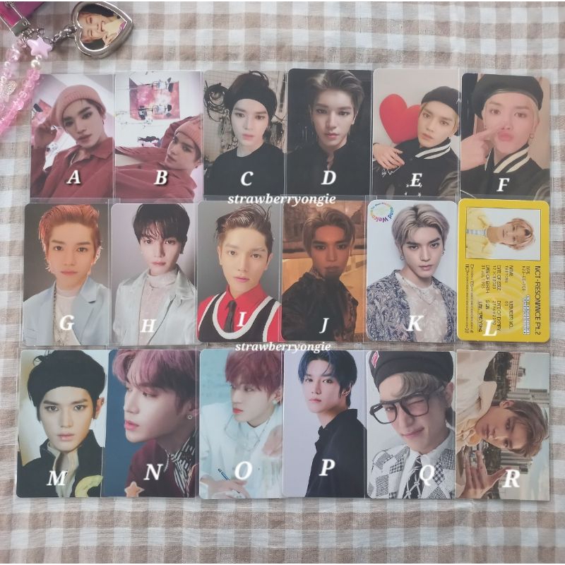 [ready] official pc taeyong empathy regular irregular suhum kihno 1st 2nd player neozone id card fut