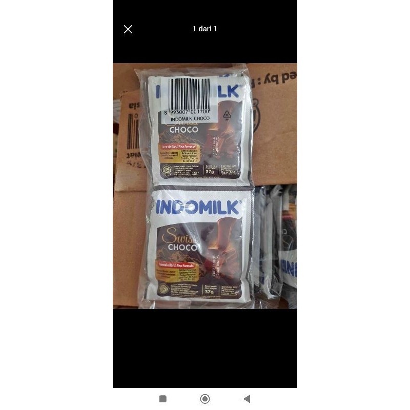 

indomilk renteng rasa coklat