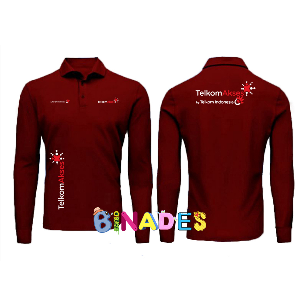 JUAL Baju Kerah model POLO TELKOM AKSES by Telkom Indonesia - 01 BINADES
