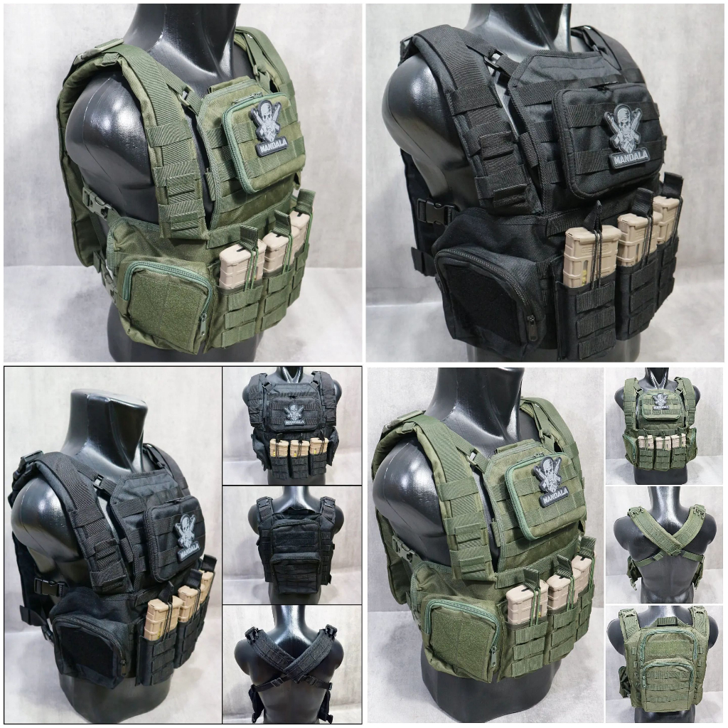 KH Bodyvest Chestrik / rompi chestrik / Bodyvest Tactical Chestrik bisa diisi kevlar atau plat anti