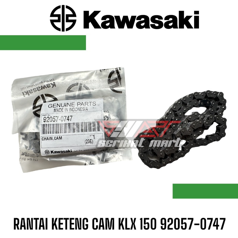 RANTAI KETENG CAM KLX 150 / RANTAI TEMING KLX 150 ORIGINAL 92057-0747
