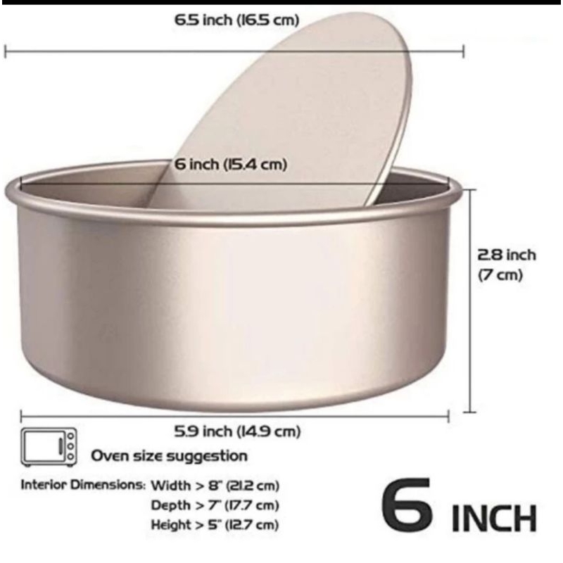 CHEFMADE Loyang Kue Bulat - Lepas Bawah / Loose Bottom Round Chefmade
