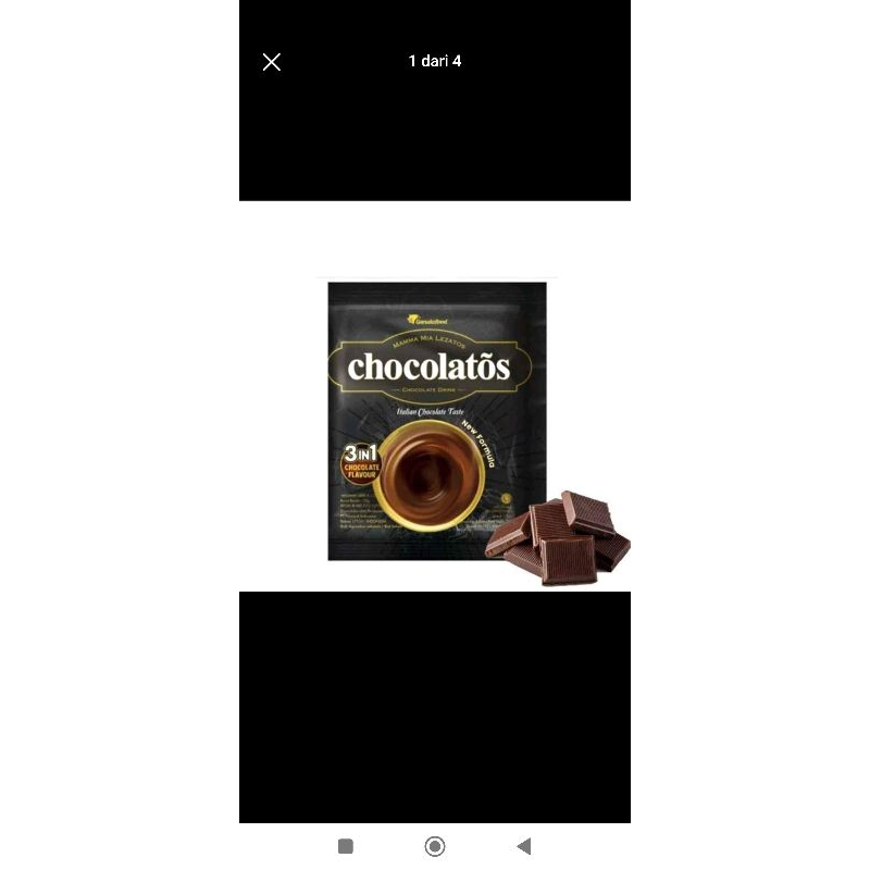 

chocolatos minuman saset isi 10pcs