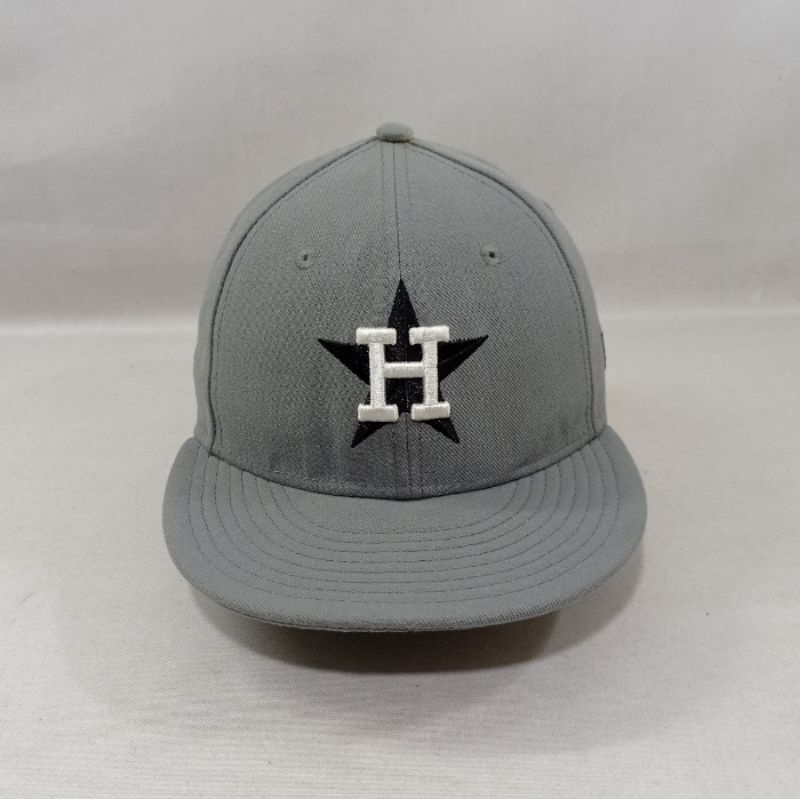 Topi Flat Brim New Era x MLB Houston Astros Fitted Second Original