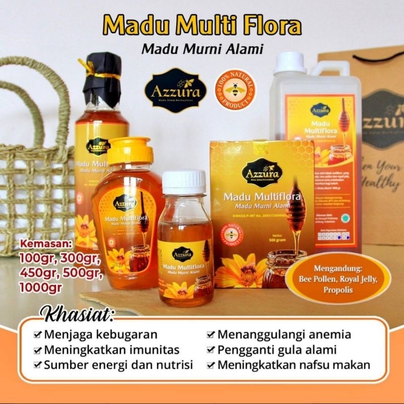 

MADU AZZURA MULTIFLORA 450gr