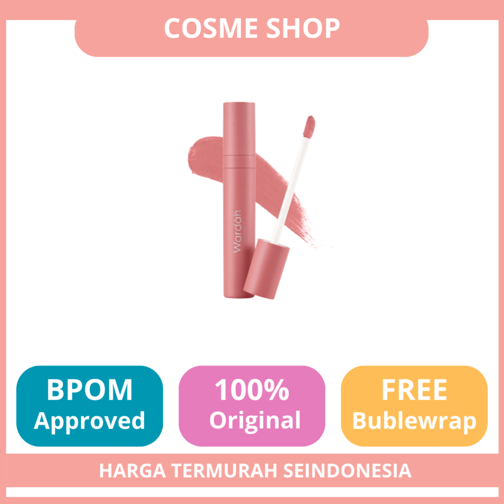 Wardah Colorfit Velvet Mattee Lip Mousse Lipcream/Lipcream Wardah/Lipcream