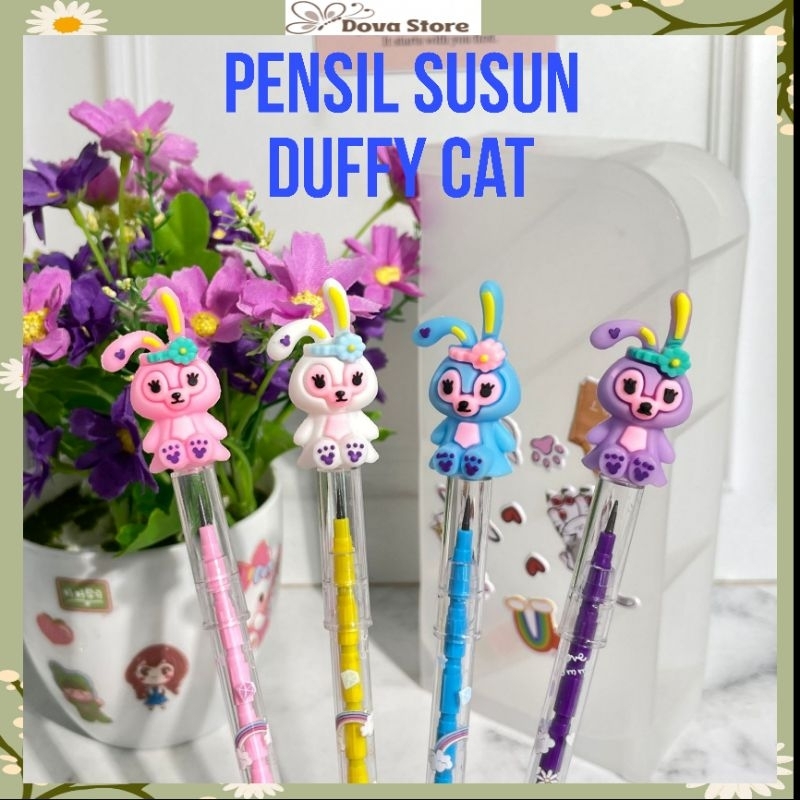 

PENSIL SUSUN DUFFY CAT WARNA VARIASI DAN LUCU PENSIL SUSUN ALAT TULIS SEKOLAH