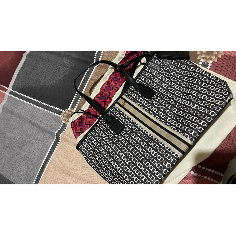 Tory Burch Gemini Medium Black Authentic