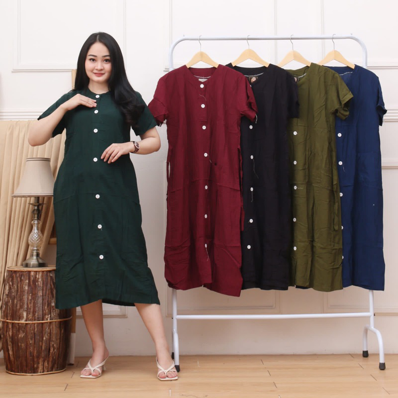 Daster Andin / Daster Andin Good Quality / Daster Andin Polos / Daster Andin Kancing Aktif / Daster 