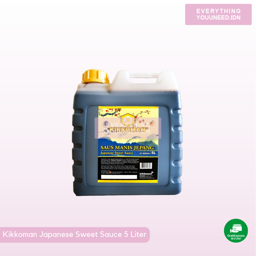 

Kikkoman Japanese Sweet Sauce HALAL Jerigen 5 Liter