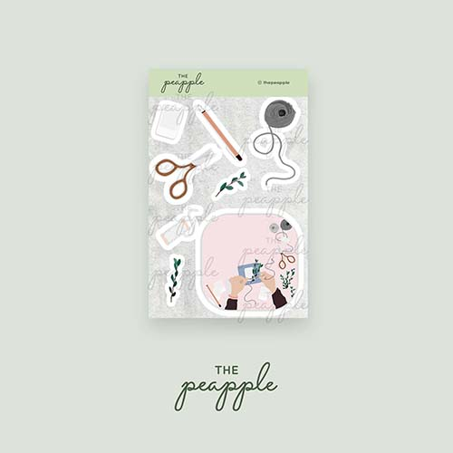 

The Peapple Stiker / Sticker tema business bisnis media sosial social media 05-011-B