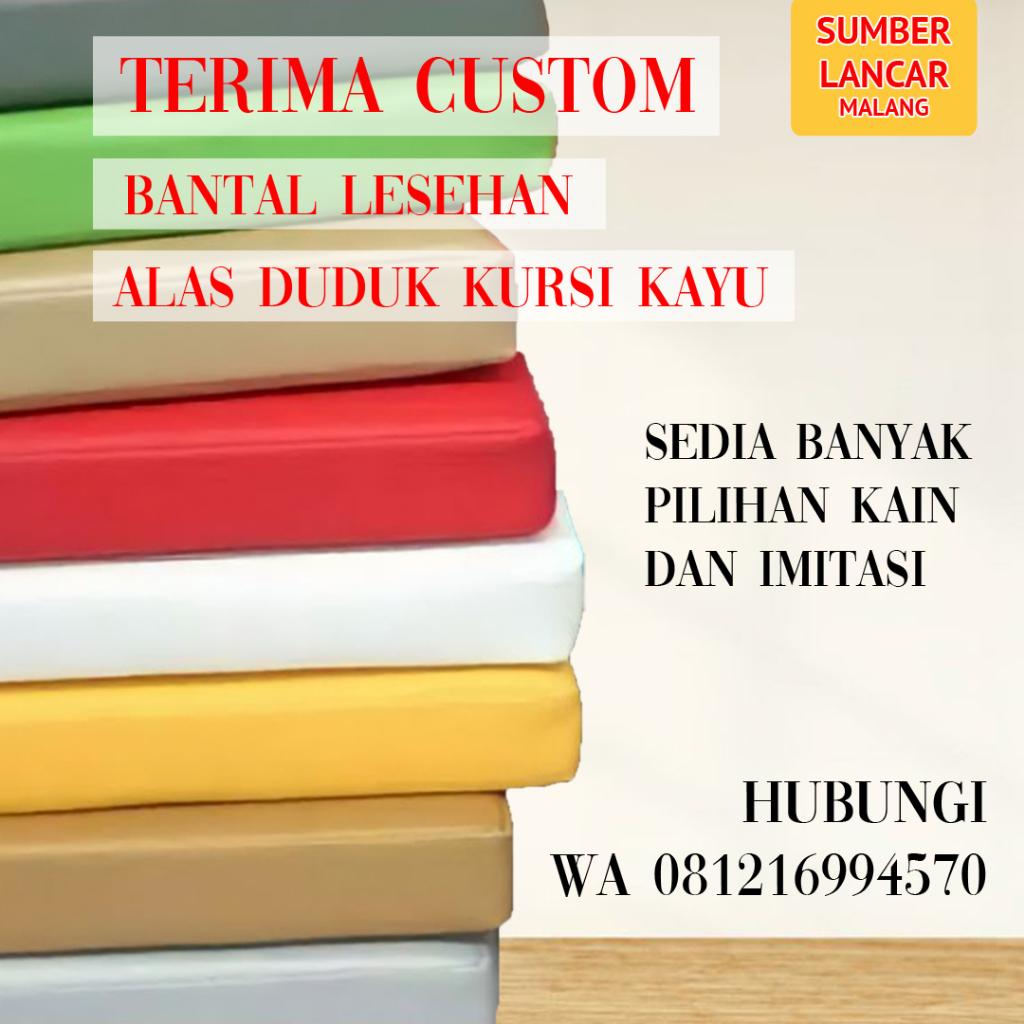 Custom Alas Duduk Kursi Kayu Bantalan Kursi Kayu Bantal Lesehan