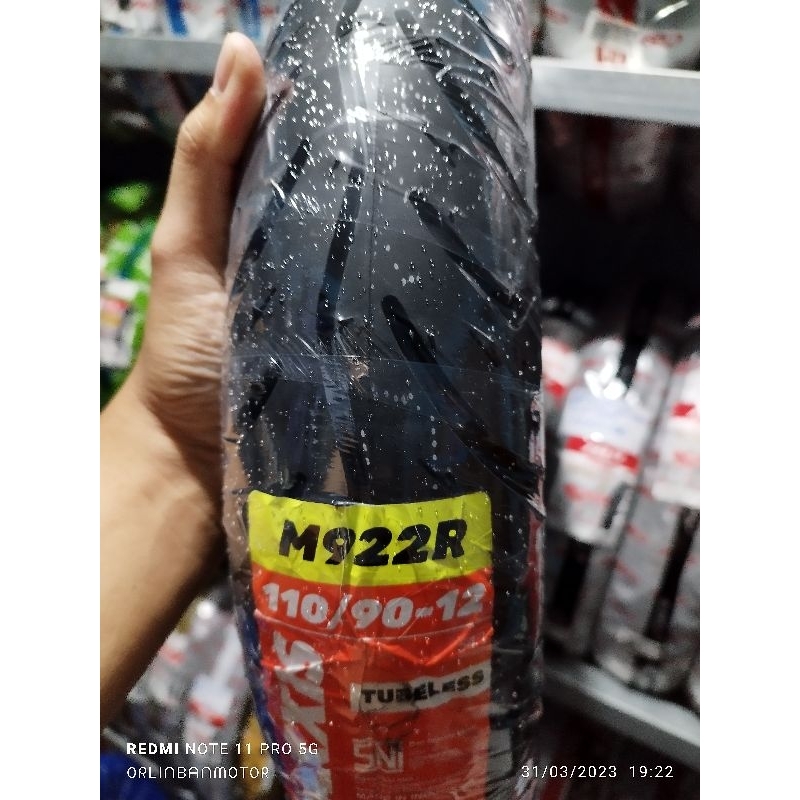 Ban Maxxis M922R 110/90-12 Tubles - Ban Belakang Frigo/Ban Belakang New Scoopy/Ban Belakang New Geni