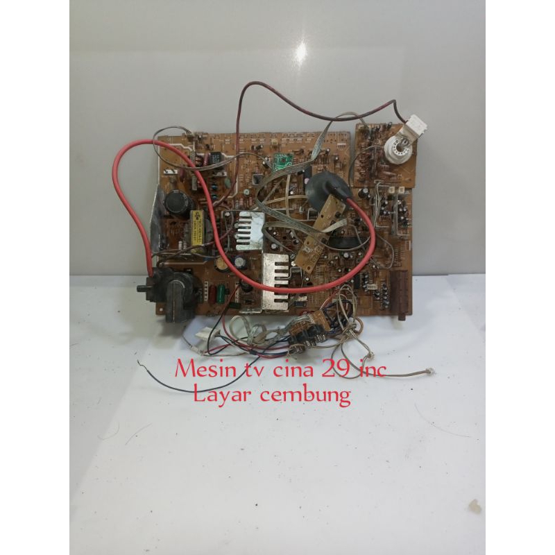 Mesin tv cina 29 inc layar cembung