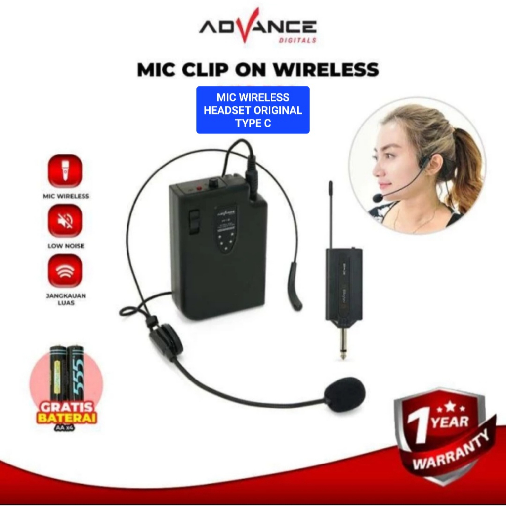 G715 MIC HEADSET WIRELESS PROFESIONAL ORIGINAL MIC WIRELES SINGLE BANDO KLIP CLIP ON MIK WIRELESS MI