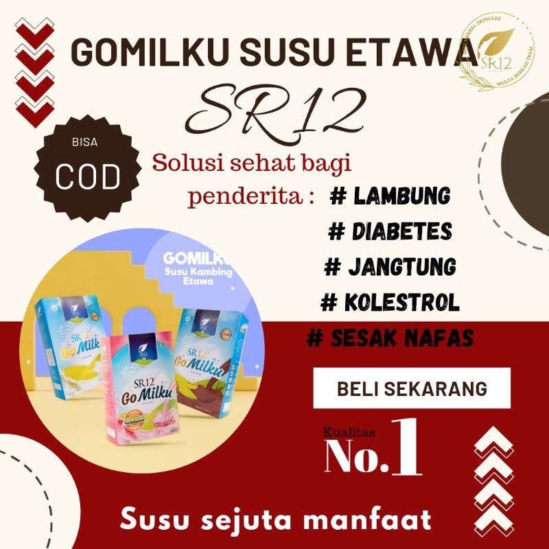 

Gomilku Susu Kambing Etawa Rasa Ori Coklat Strawberry 200-600 gr