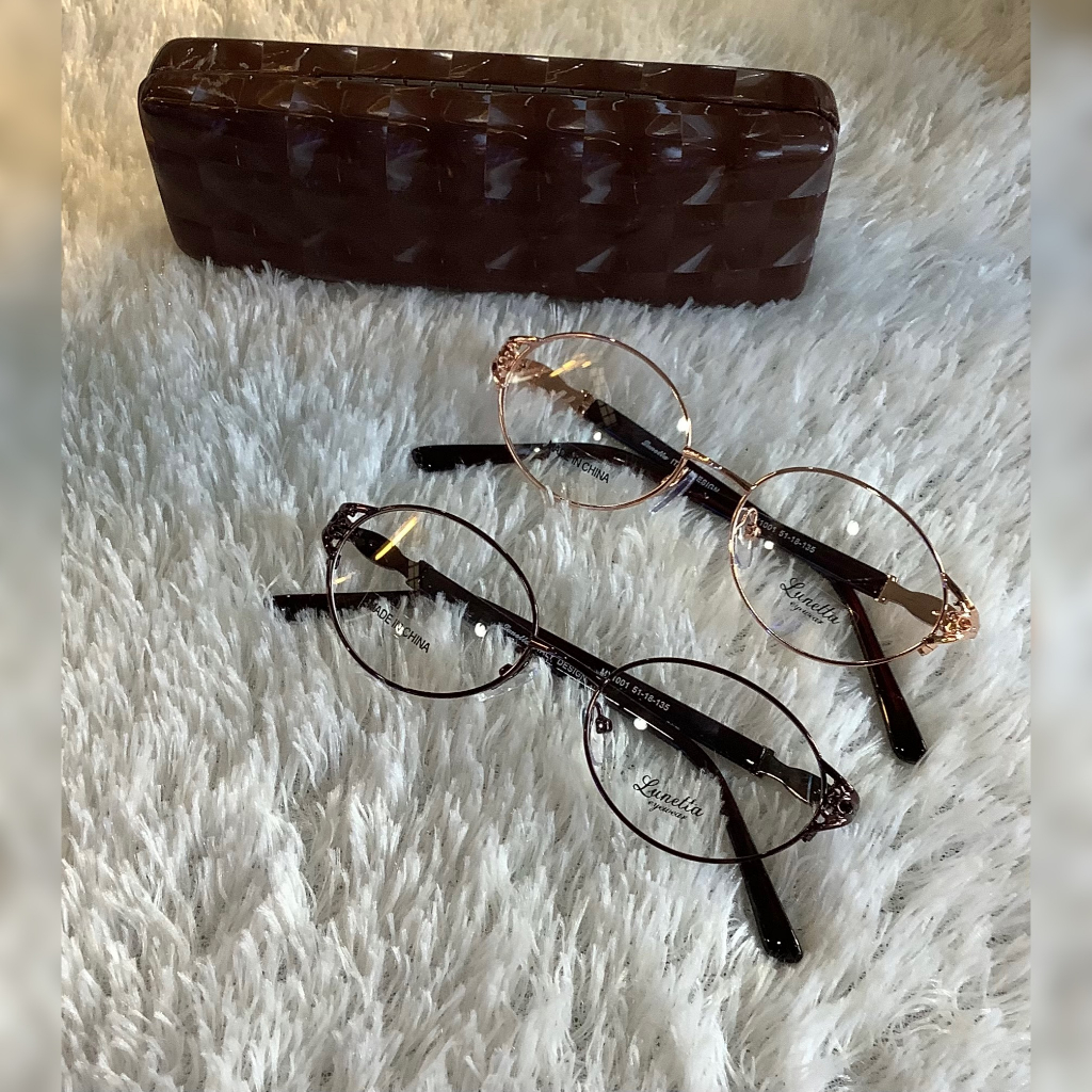 FRAME LUNETTA - KACAMATA BESI - KACAMATA BOR - LUNETTA - FRAME PLASTIK - KACAMATA LUNETTA - FRAME KA