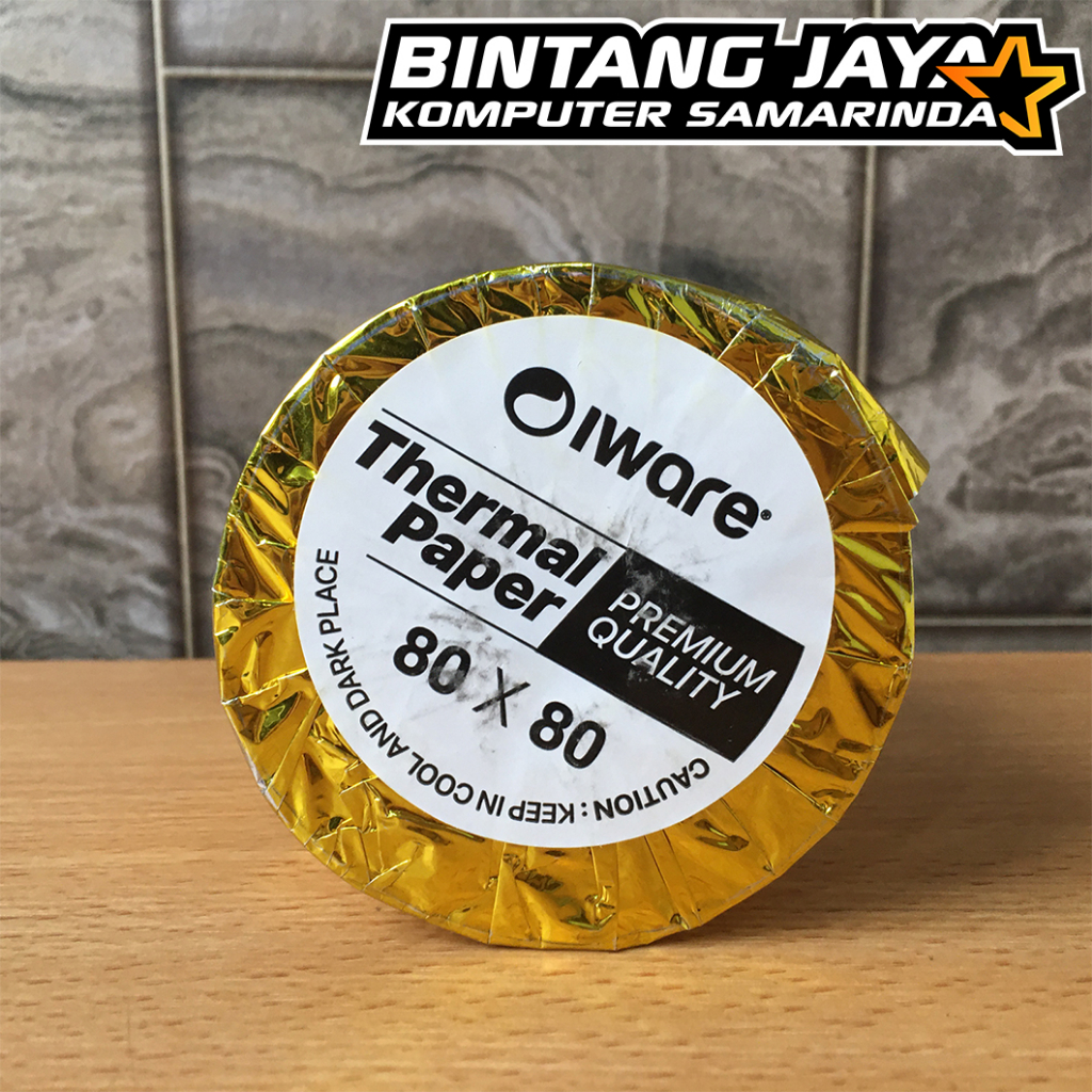 

Thermal Paper / Kertas Thermal Iware 80 x 80mm