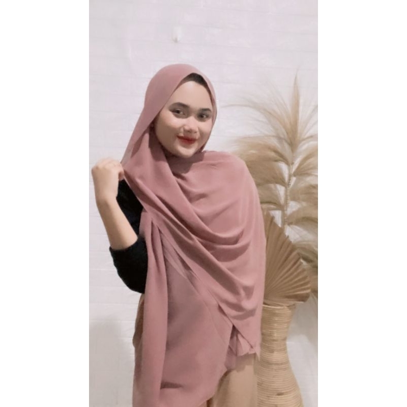 pashmina ceruty 200x75 cm pashmina jumbo syar'i