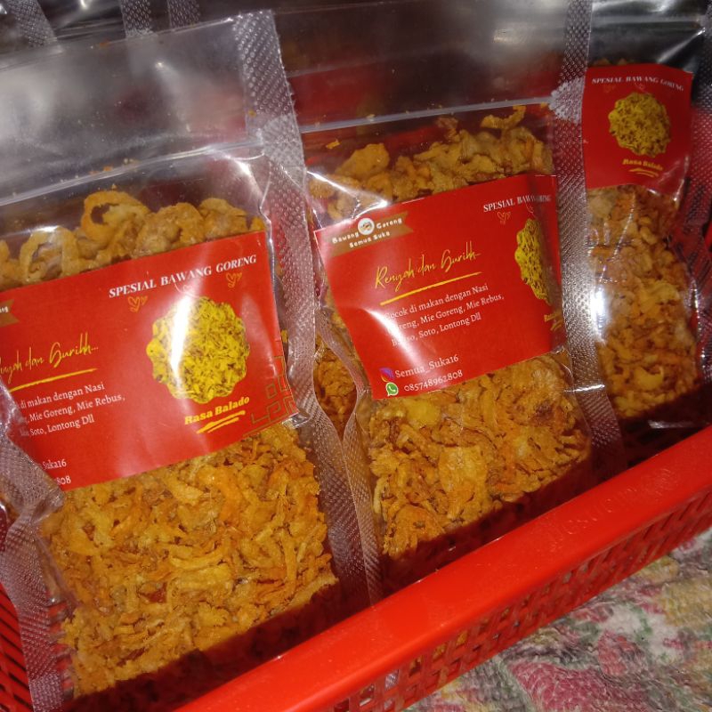 

Bawang Goreng Renyah Rasa Balado