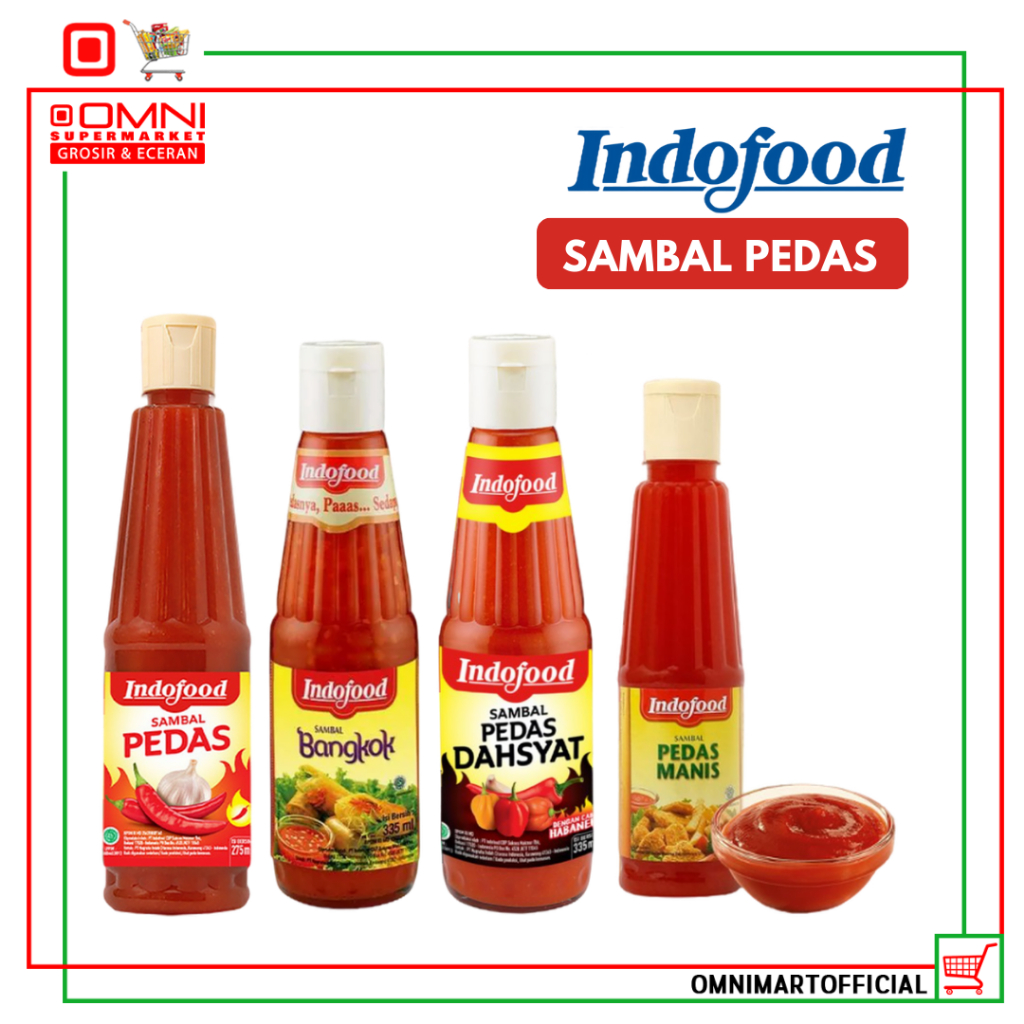 

Indofood Sambal Pedas Asam Manis Pedas Manis All