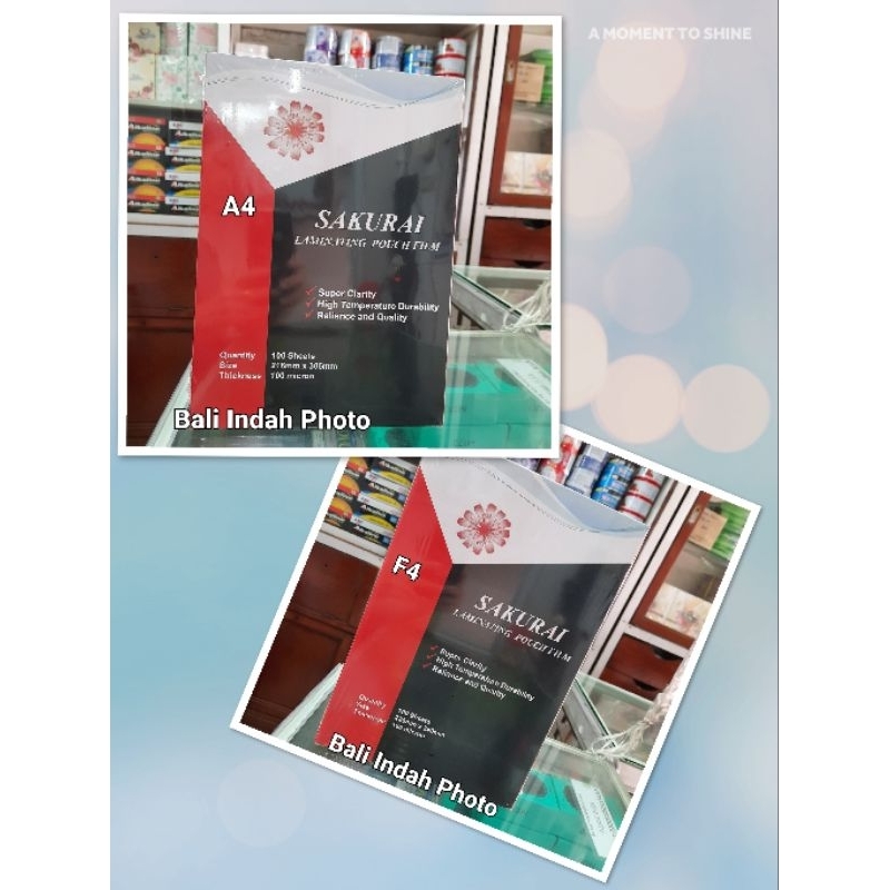 

Plastik Laminating A4 / F4 Sakurai | Vermos | GK-Tech