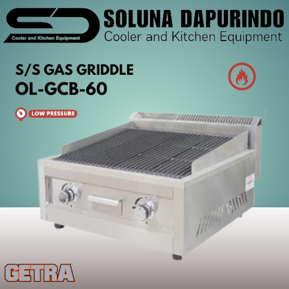 GETRA S/S Gas Griddle OL-GCB-60 / OLGCB60 / OL GCB 60