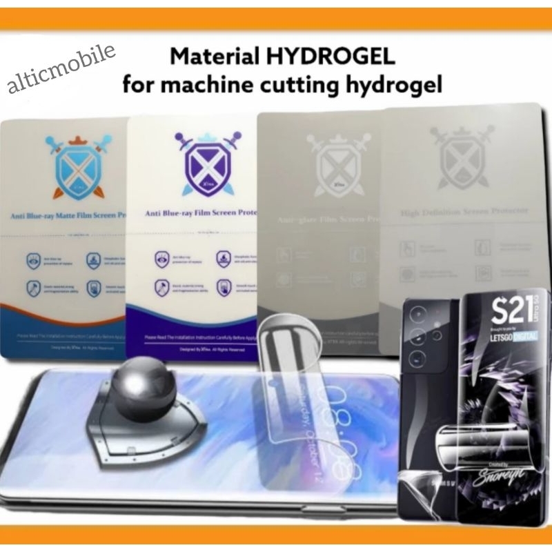 HYDROGEL CETAK BAHAN FRAME+BACK FRAME||INFINIX ZERO 8 ZERO 5G HOT 12VIP SMART HD