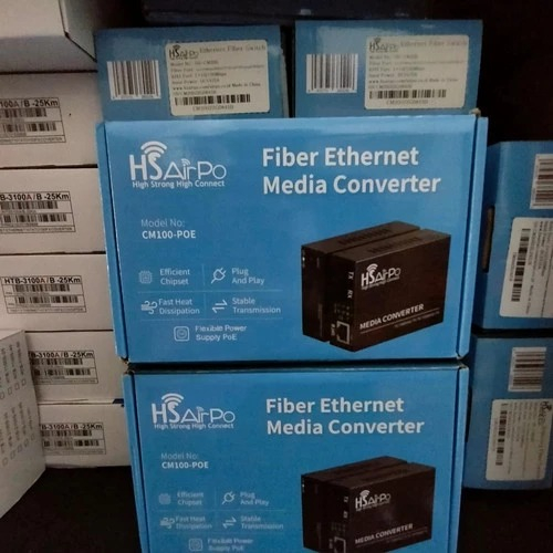 MEDIA CONVERTER HSAIRPO CM100 POE