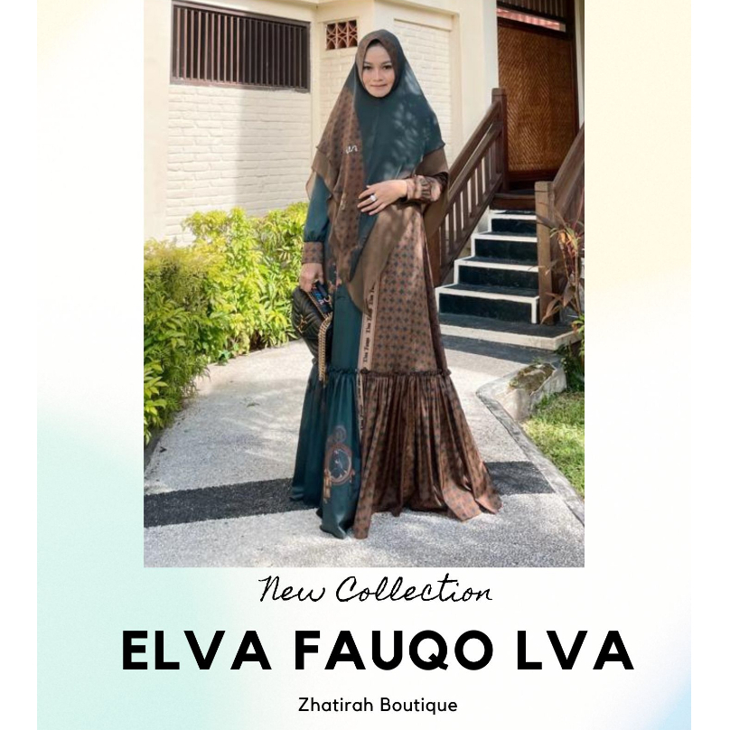 LVA I ELVA FAUQO I SET KHIMAR I BAJU SET SYARI I ALZENA SERIES