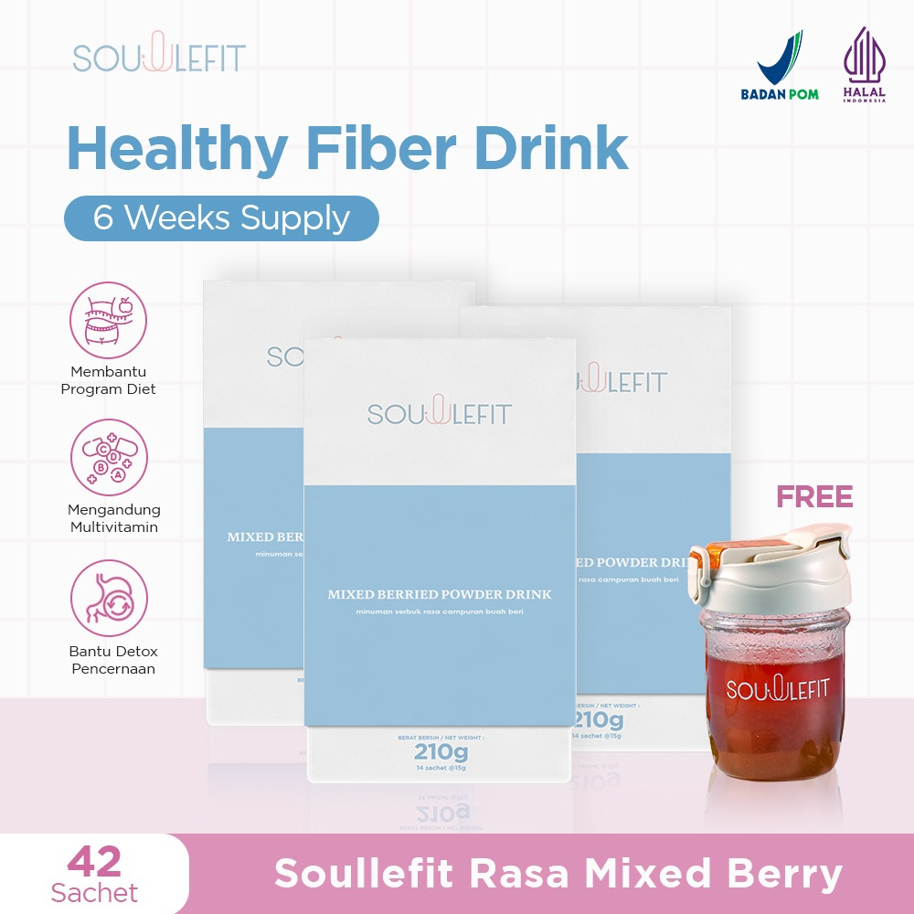 

Soullefit Bundling Promo 3 Boxes get Free Exclusive Tumbler Soullefit
