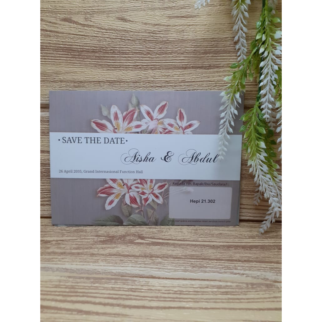 Blangko Undangan Hepi 302 Murah