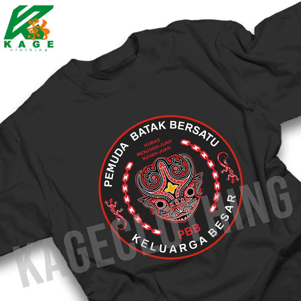 Kaos PEMUDA BATAK BERSATU Tshirt baju distro cotton combed 30s UNISEX BATAK SIREGAR MEDAN