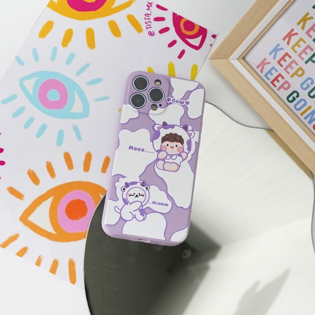 [M10] CASE MACARON MOTIF VIVO V27 V27E V25E 5G V23E 5G V15 PRO V11 V21E V21 4G 5G Y36 Y16 Y35 Y22 Y7