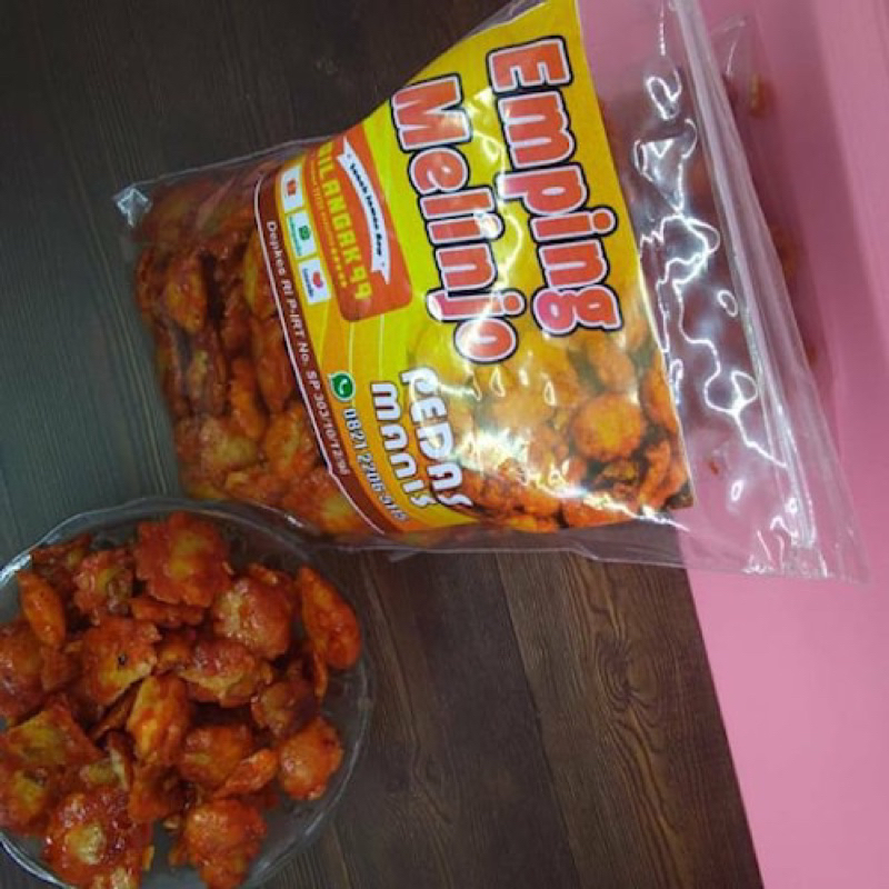 

emping mlinjo 500 gr pedas manis/emping melinjo balado