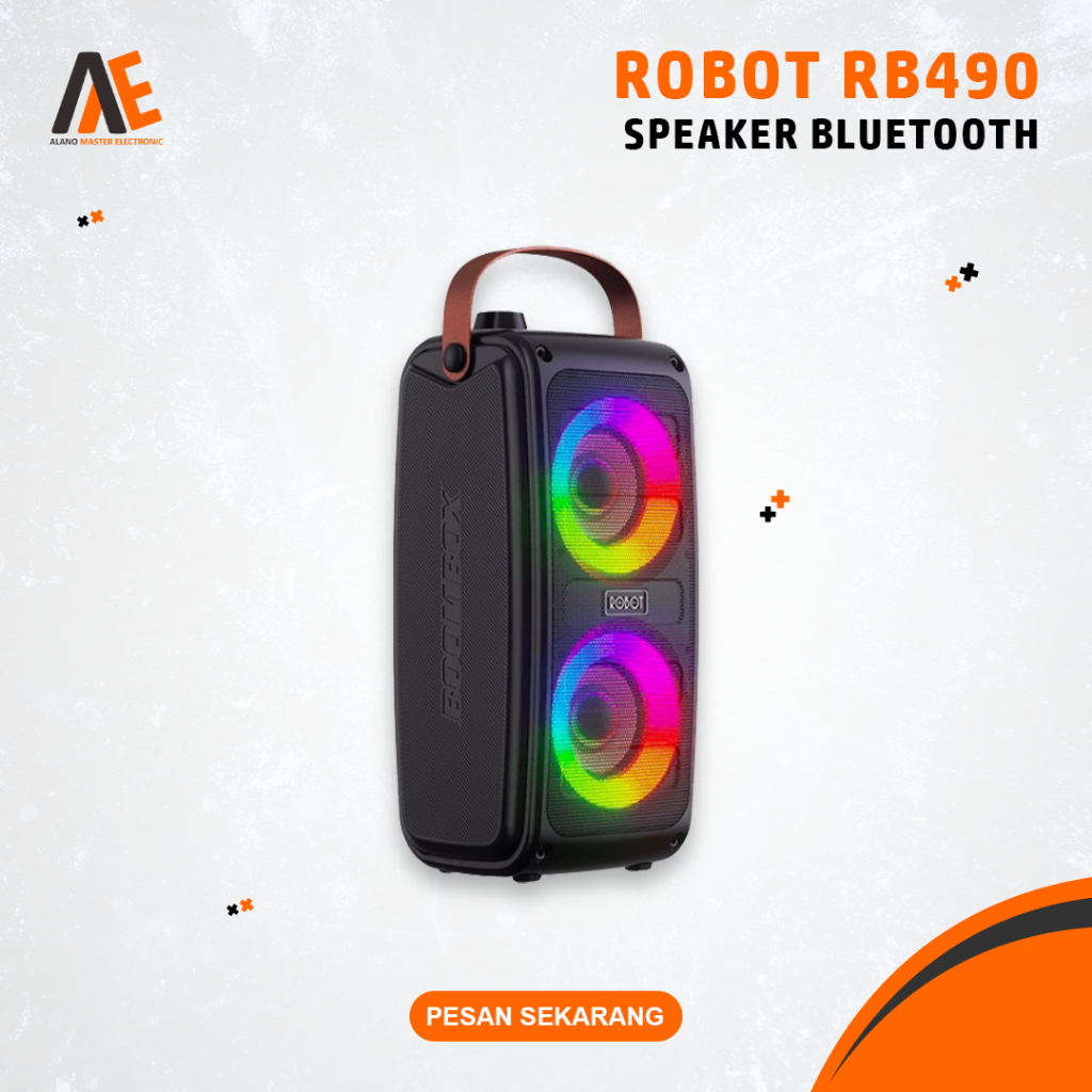 Speaker Bluetooth Robot RB490 Karaoke TV Komputer PC Laptop HP
