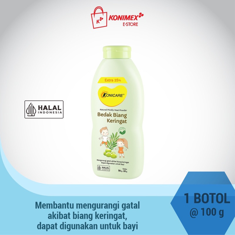 KONICARE BEDAK BIANG KERINGAT | 80GR | BEDAK BAYI